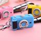 lot and 极速10 Toy camera cute Black Silicone pcs keychain