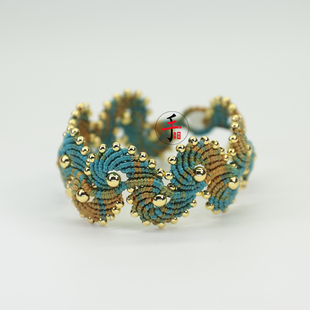 千里江山仙女手绳手工编织diy材料包本命年红绳自编情侣礼物手环