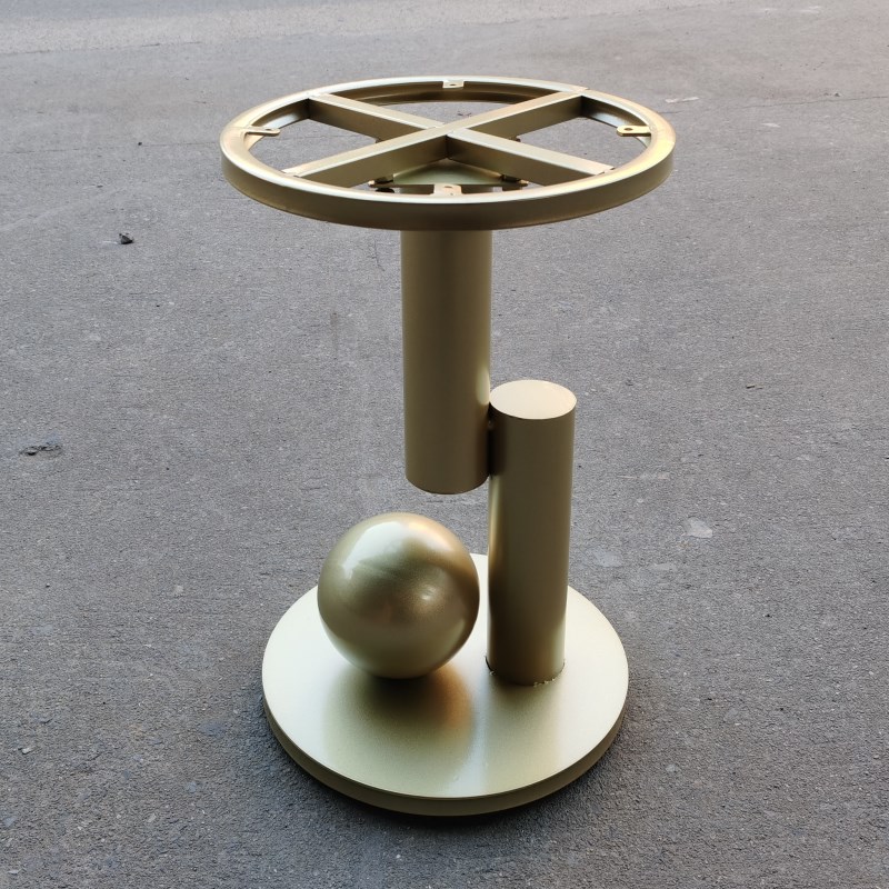 现货铁艺桌腿支架桌脚架酒店茶几边几腿脚架子岩板大理石支撑边几