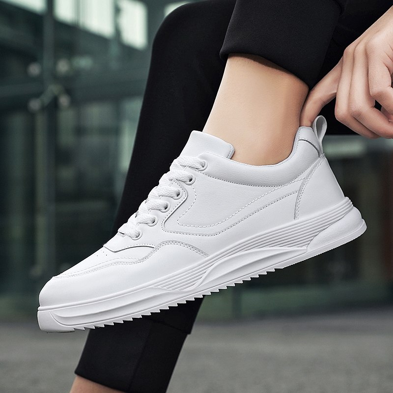 2022新款男士板鞋37 38小码男鞋子潮流百搭红色皮面休闲运动鞋45,流行男鞋,休闲板鞋,淘宝优惠券,粉丝福利购,淘宝优惠卷