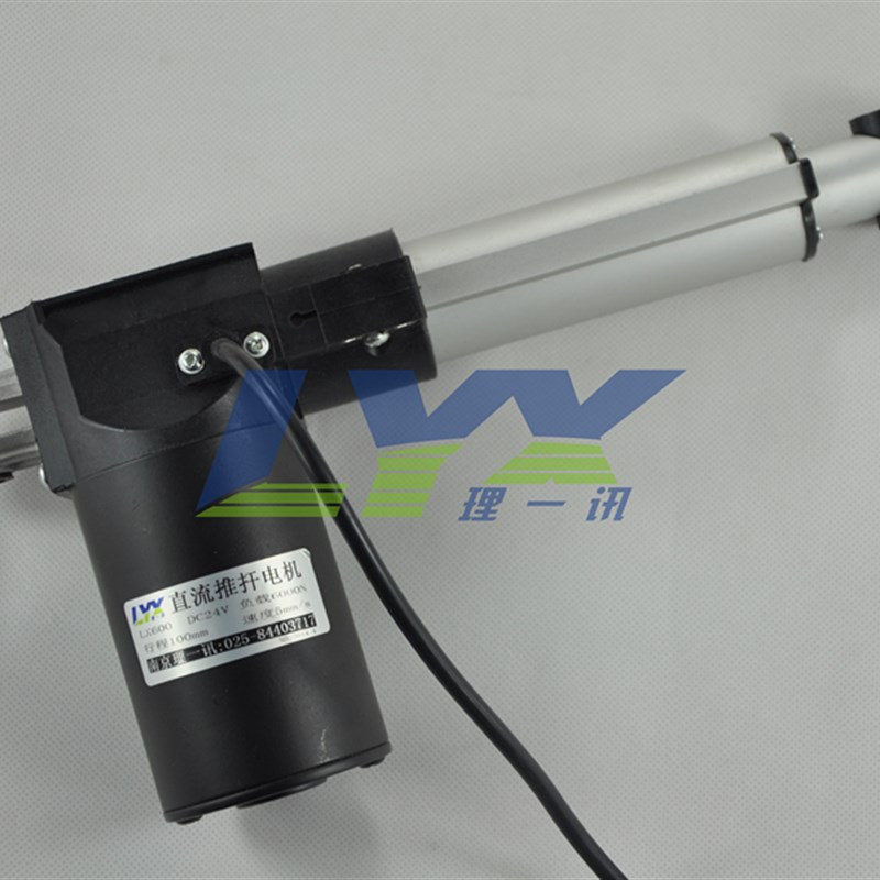 6000N电动推杆 600mm大推力电动推杆G12V24V马达控制推拉升降伸器