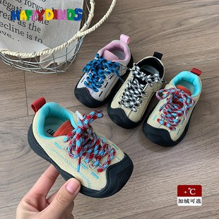 女宝学步鞋软底婴儿鞋宝宝鞋子男童秋冬加绒运动鞋防滑户外0-3岁