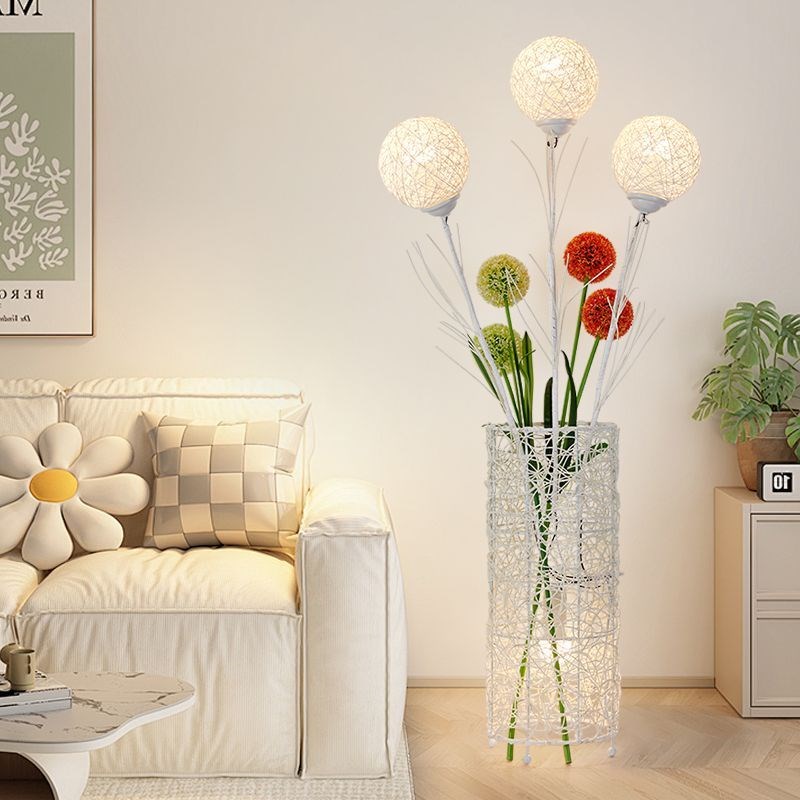 侘寂禅意名宿落地灯民宿客厅高级艺术创意书房阳台藤编古风氛围灯