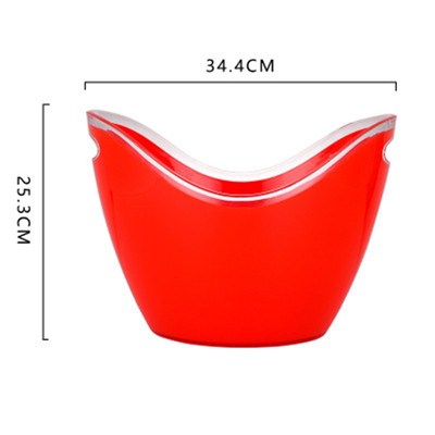 Acrylic White Ice Buckets Ice Container Champagne Ice Bucket