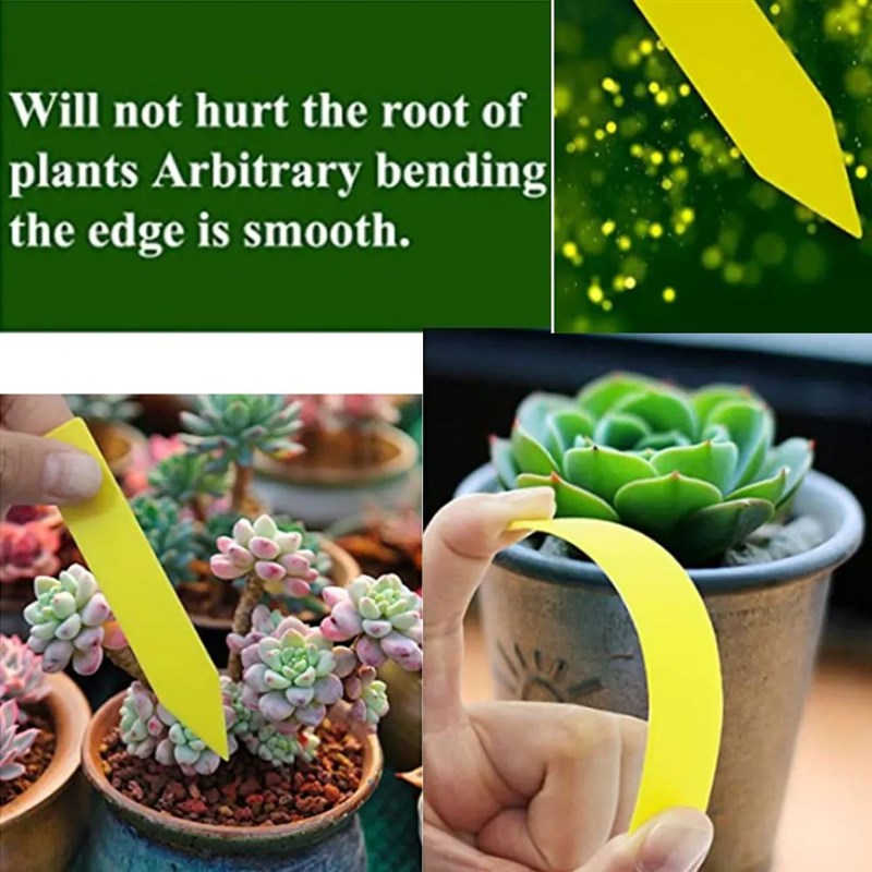 100pc Plastic Plant Labels Waterproof  Garden Plant Tags Nur