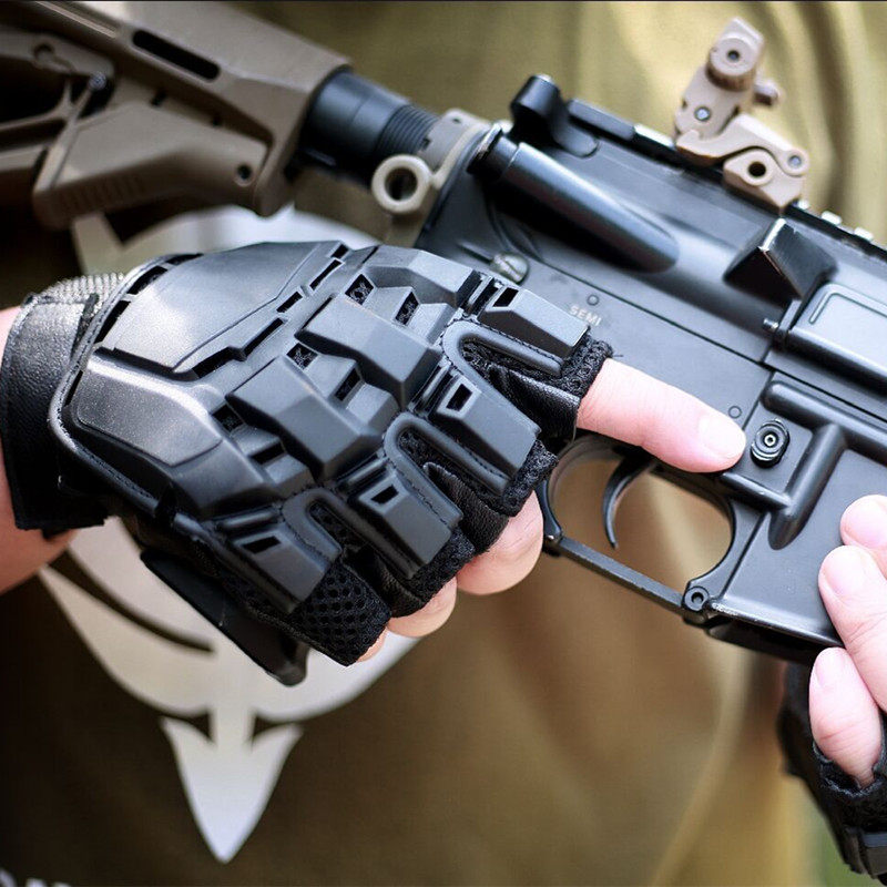 战术手套灭霸男运动健身训练格斗打架防身机车摩托车骑行手套冬季