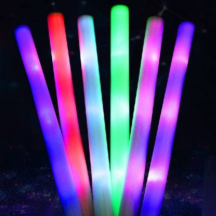 12153 60Pcs Bulk Colorful LED Glow Sticks RGB0XLED Glow