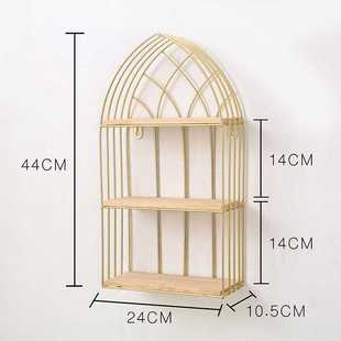 高档ins北欧风格 饰假窗墙上置物架Q客厅卧室创意挂墙组 墙壁装