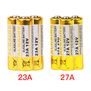 23A12V电池门铃m吊灯电动卷帘门车库卷闸门遥控器碱性小号27A电池