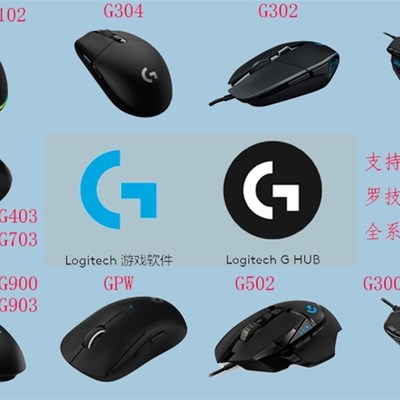 CS2罗技G系列滑鼠宏支持GHUBG304GPW定制CSGO玩美G502