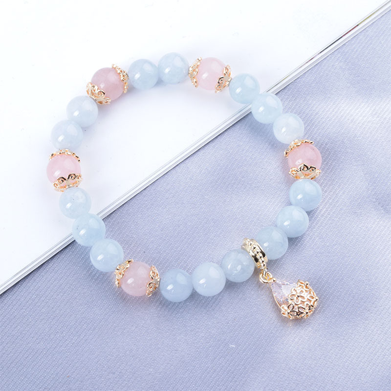 粉色草莓水晶手链女招桃花转运单圈貔恘手工串珠简约手链闺蜜礼物,饰品/流行首饰/时尚饰品新,手链,淘宝优惠券,粉丝福利购,淘宝优惠卷