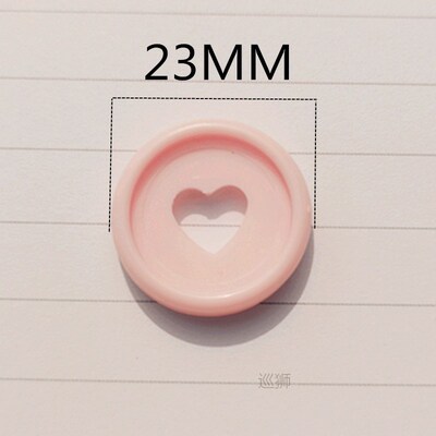 New plastic binding ring 100PCS2.3CM love mushroom hole loos