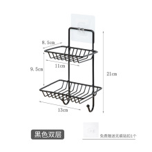 肥皂架免打孔多层不物钢置锈架化妆室浴室双层沥水肥 热销中壁挂式