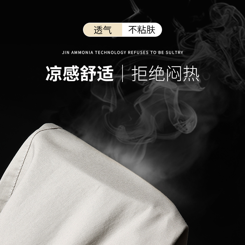 短裤夏季男士七分裤男款耐磨工装裤子中年爸爸夏装马裤纯棉7分裤