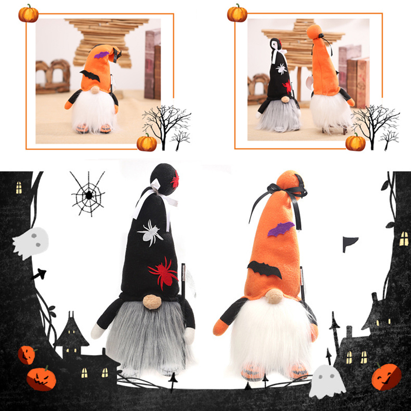 极速2022 Halloween Dwarf Faceless Doll Decorations Creative