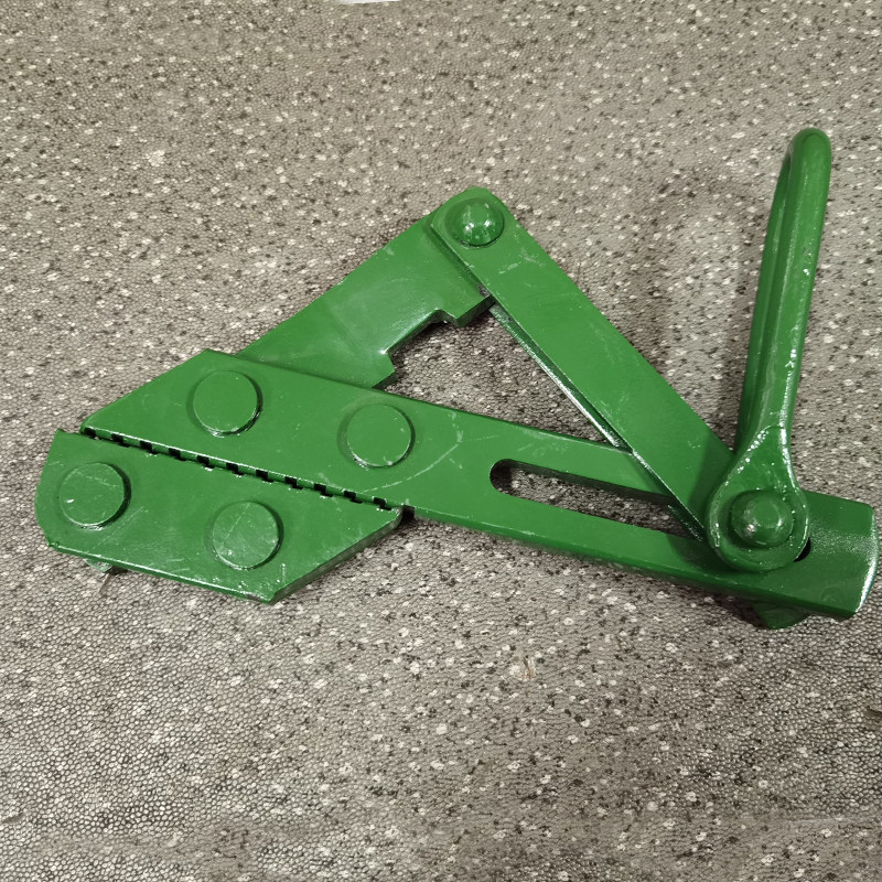 热销中大丝夹线器平口钢丝上夹线海式卡线器铁棚细钢丝绳铁丝紧线