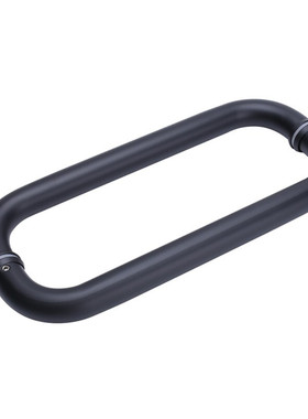 把手大不锈钢推拉门门黑色浴移4浴房0k3品扶拉手玻门璃淋室