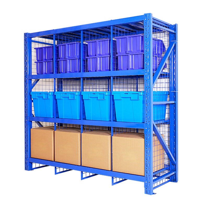 轻中型仓库货架仓储服装隔网片展示架库房网格置物架储物架子