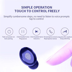 Earphones Wireless For Bluetooth 极速.TWS Bass Earphone