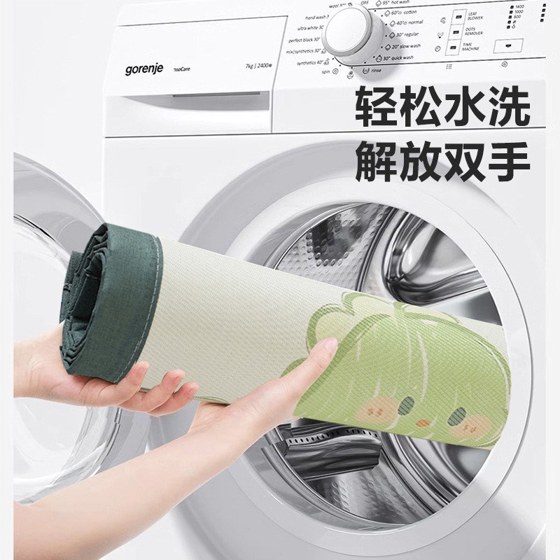 儿童凉席夏季冰丝席幼儿园拼接床小床卡通折叠可水洗学生草席