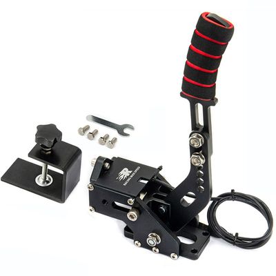 推荐Black 16Bit Racing Games Hand Brake System PC USB SIM Ha