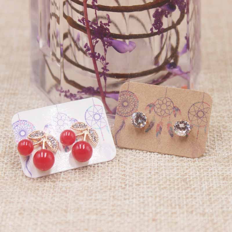 新品100pcs Cute New Arrived Earring Card Display Jewelry Cus