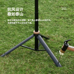 戶外露營燈架三腳架燈桿支架戶外燈架桿露營M燈野營馬燈置物架掛