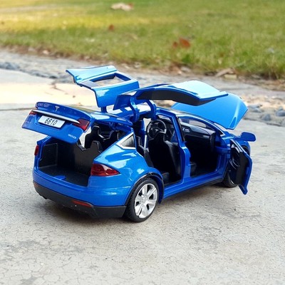 速发Free Shipping New1:32 Tesla MODEL X  MODEL3 Alloy Car Mo