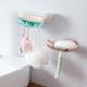 速发Soap Dish Wall-Mounted Soap Holder New Soap Towel Shelf