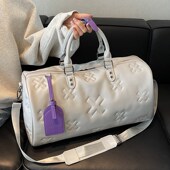 短途旅行包大容量运动健身包时尚 单肩行李包旅游收纳行李袋