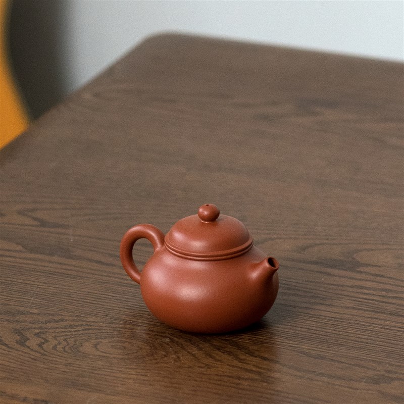 紫砂壶原矿朱泥容天壶110毫升纯手工小容量功夫茶具茶壶