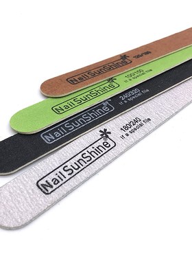 20Pcs Lime A Ongle Nail Sunshine Wooden Nail Files Kit 240/3