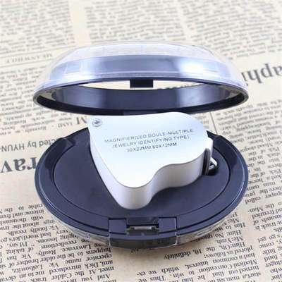 30X 60a Il uminXted Portable MagnifFier Optical GlasslLens L