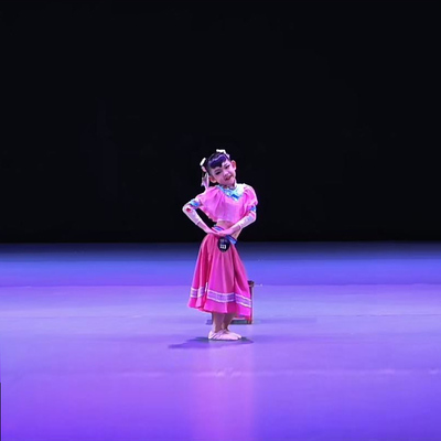 巧闺小序舞蹈服六一m儿童古典舞钱鼓舞表演服打鼓服中国风演出服