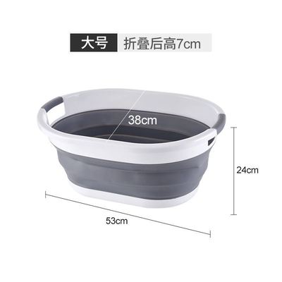 【伸缩可折叠脸盆可携式压缩盆洗脸盘矽L胶旅行超轻家用水盆婴