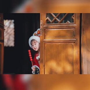 男童女童古装汉服明代加绒秋冬明制新中式拜年服小女孩新年加厚