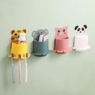 Holder Antibacter Wall Animal Toothbrush Cartoon Mounted 推荐