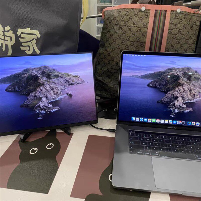 12寸2K超清100%高色域便携式一线通显示屏副屏套件地精科技实验室 - 实物图