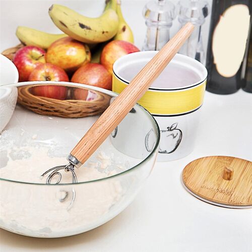 Baking Tools Kitchen Accessories Stainless Steel Dough Whisk