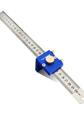 30cm/12 Inch Scribing Ruler Adjustable 90 Degrees Scale Rule