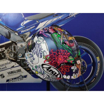 适用于日b本ARAI RX-7X东瀛龙摩托车头盔尾翼贴纸贴花拉花防水磨