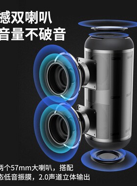 跨境新款布艺防水音响户外便捷式迷你插卡低音炮RSGB彩灯蓝牙音箱