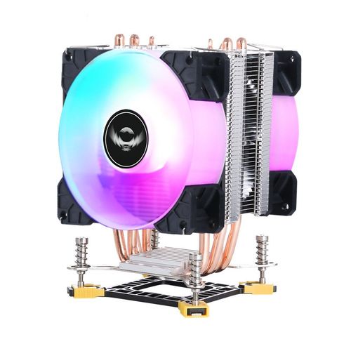 台式机cpu风扇1155静音12代4热管cpu散热器塔式1700风冷温控2011