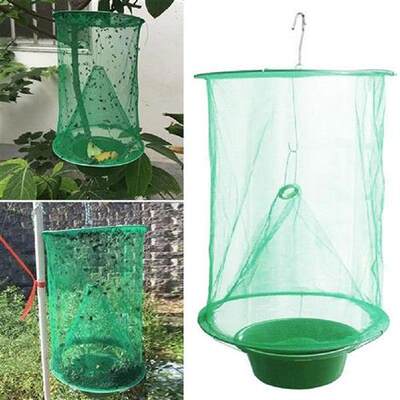 新品1/2/4/6pcs Killer Flies Flytrap Zapper Cage Net Trap Pes