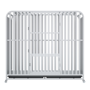 全管狗笼子小型犬中型大型犬泰迪柯基带厕所宠物室内狗狗笼子金毛