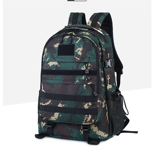 新款户外迷彩男女多功能大容量双肩背包学生吃鸡三级包赠送魔术贴