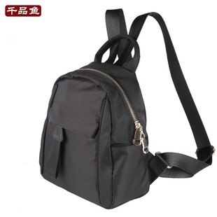 韩版休闲女士迷你小包双肩包小巧女包旅行包逛街头小背包牛津防水