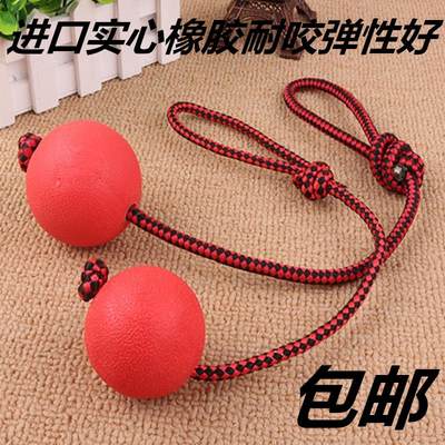 og training bite reoisttantDrubber ball strap rope sslid ela