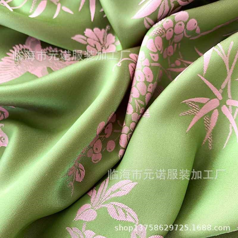 2023春秋阳离子丝绸睡衣女简约薄款高品质家居服长袖长裤套装