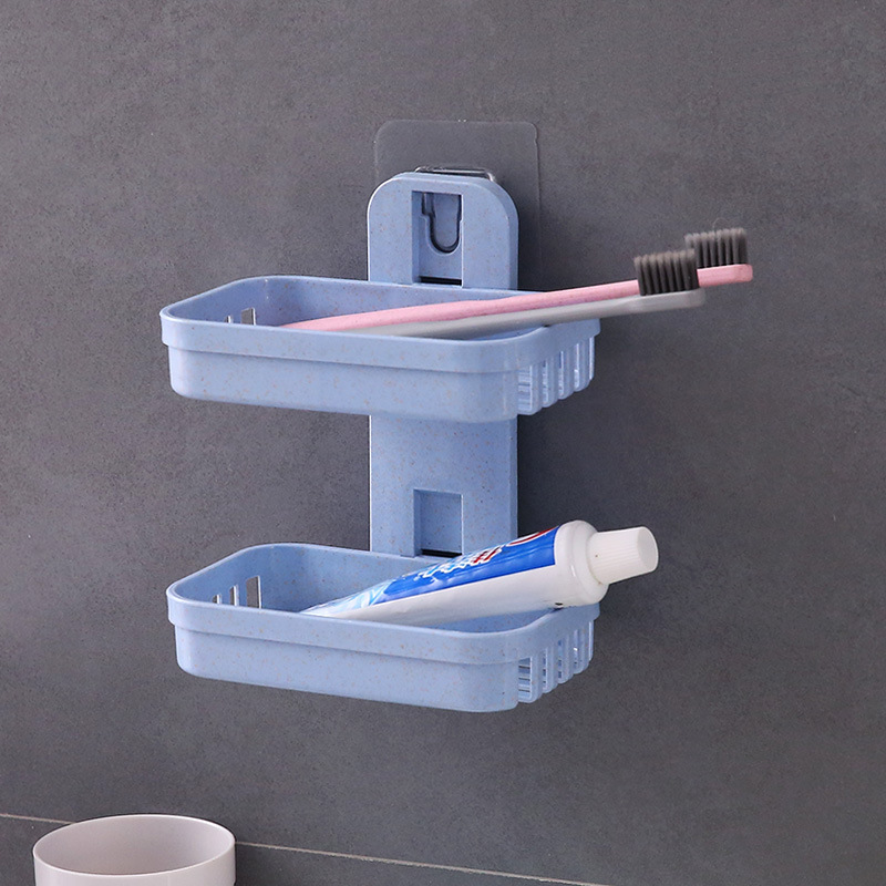 推荐Soap Dishes Box Wall Zeep Houder Shower Soap Tray Holder